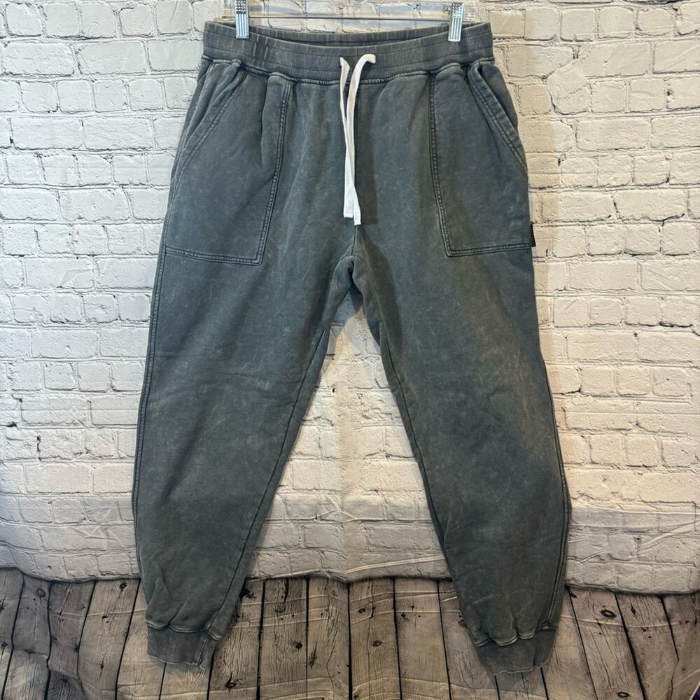 Little Bipsy Adult Gray Acid Washed Jogger Pants